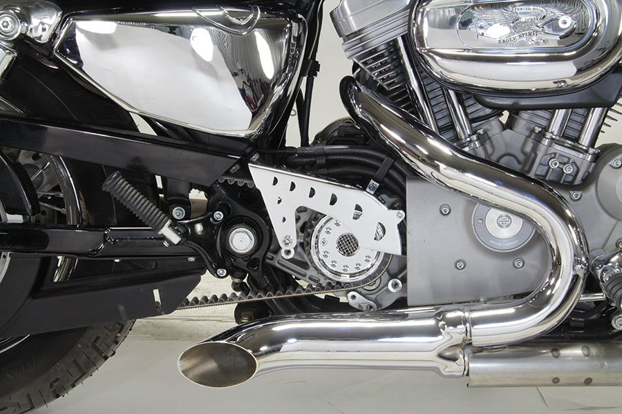 HARLEY Outlaw Chrom-Riemenscheibenabdeckungssatz passend für XL ab 2004,