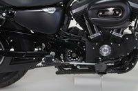 HARLEY Outlaw Black Riemenabdeckungssatz Passend für 2004-UP XL,