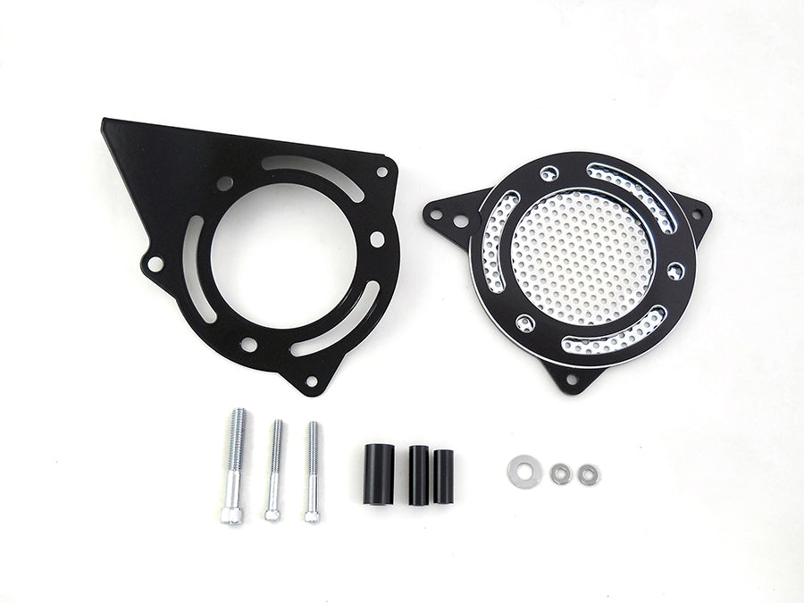 HARLEY Schwarz XL Ritzelabdeckung Passt für 2004-UP XL,