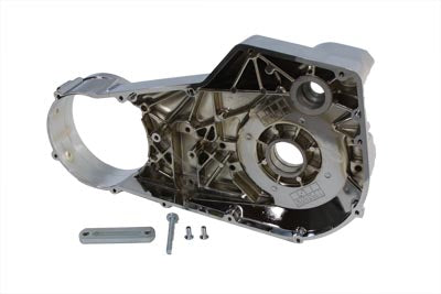 HARLEY Chrome 3/4 Zoll Offset Inner Primary Cover Passend für 0-Custom, Anwendung für Breitreifen und breite