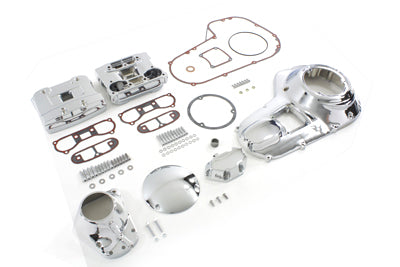 HARLEY Chrom Motor Abdeckungs-Kit Passend für 1985-1986 FLT, 1985-1986 FXR,