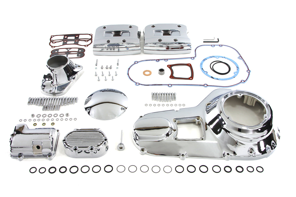 HARLEY Chrom Motor Abdeckungs-Kit passend für 1987-1988 FLT,