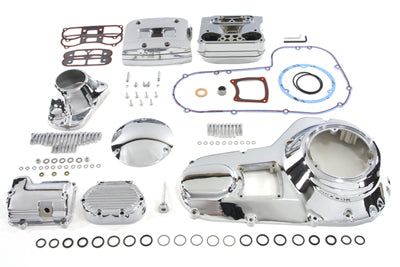 HARLEY Chrom Motor Abdeckungs-Kit passend für 1987-1988 FLT,