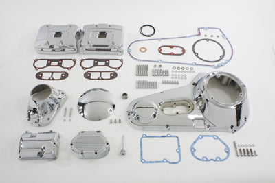 HARLEY Chrom Motor Abdeckungs Kit passend für 1987-1988 FXST, 1987-1988 FLST,
