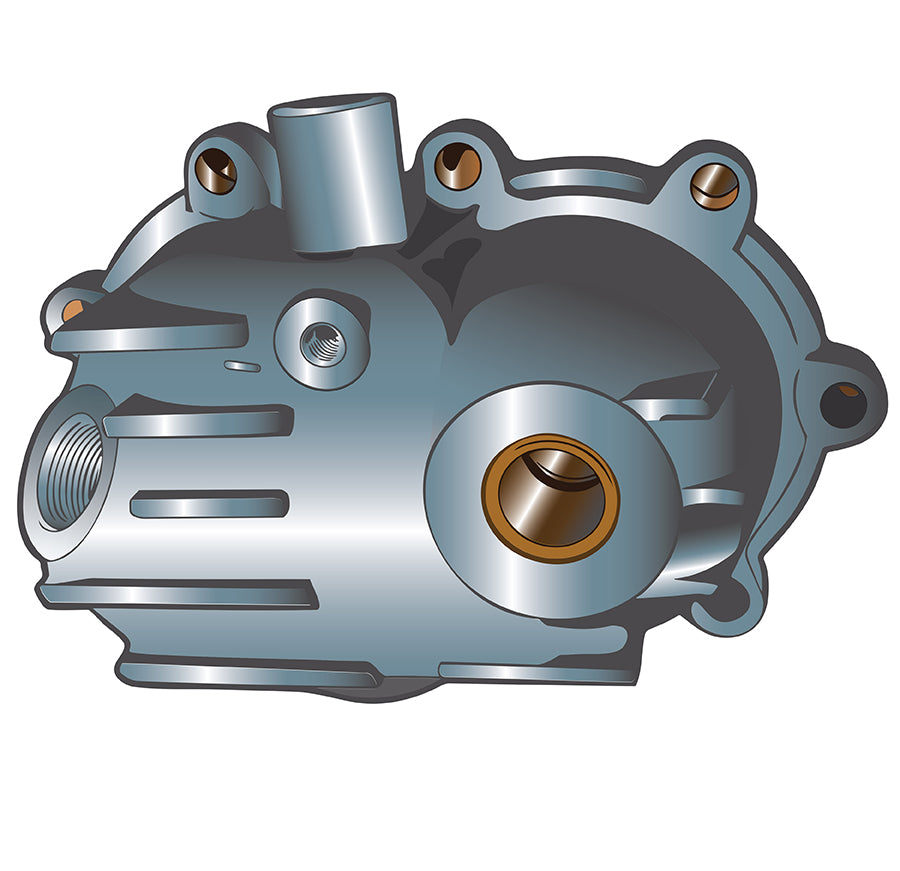 HARLEY STD Gerippter Kickstarterdeckel aus Aluminiumguss, passend für 1941-1984 FL, 1973-1984 FX,