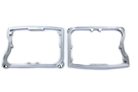 HARLEY Rocker Box Chrome D-Ring Set fits 1986-1990 XL,