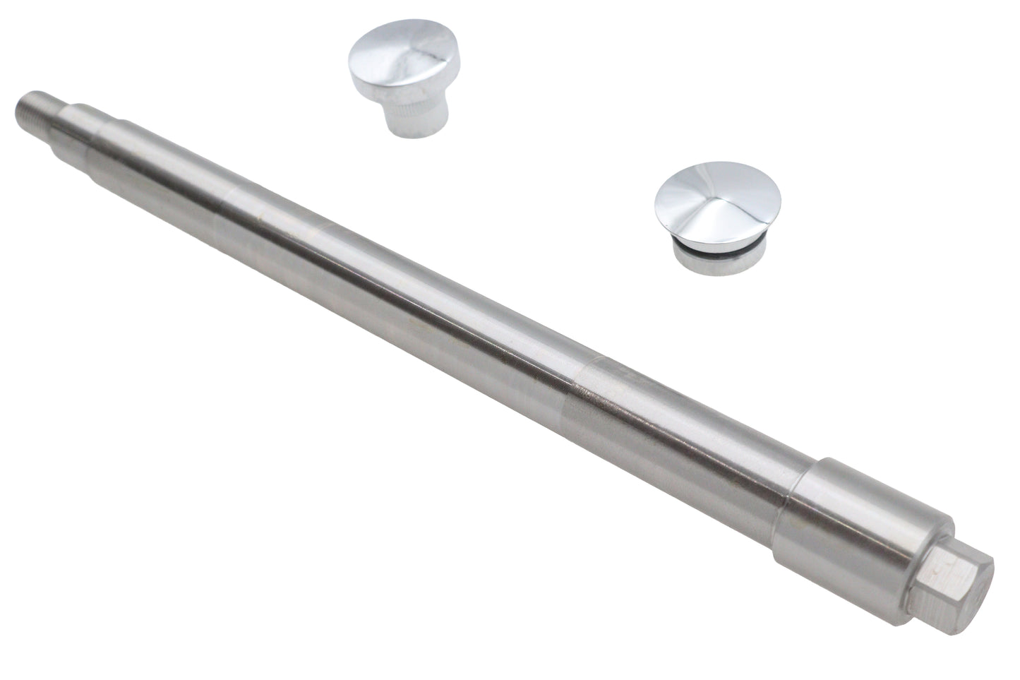 HARLEY Chrome Flush Mount Front Axle Fits 1984-2006 FXST,   1991-2006 FXDWG,