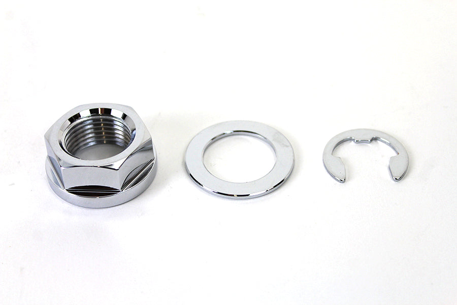 HARLEY Rear Axle Nut Kit Zinc fits 2008-2017 FXST,   2008-2017 FLST,