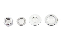 HARLEY Zinc Rear Axle Nut Kit fits 1973-1987 FX,  1973-1984 FL,  1984-UP FXST,  1986-UP FLST,  1982-1984 FXR,  1985-1994 FXR,  1991-2017 FXD,  1979-UP XL,