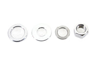 HARLEY Zinc Rear Axle Nut Kit fits 1973-1987 FX,  1973-1984 FL,  1984-UP FXST,  1986-UP FLST,  1982-1984 FXR,  1985-1994 FXR,  1991-2017 FXD,  1979-UP XL,