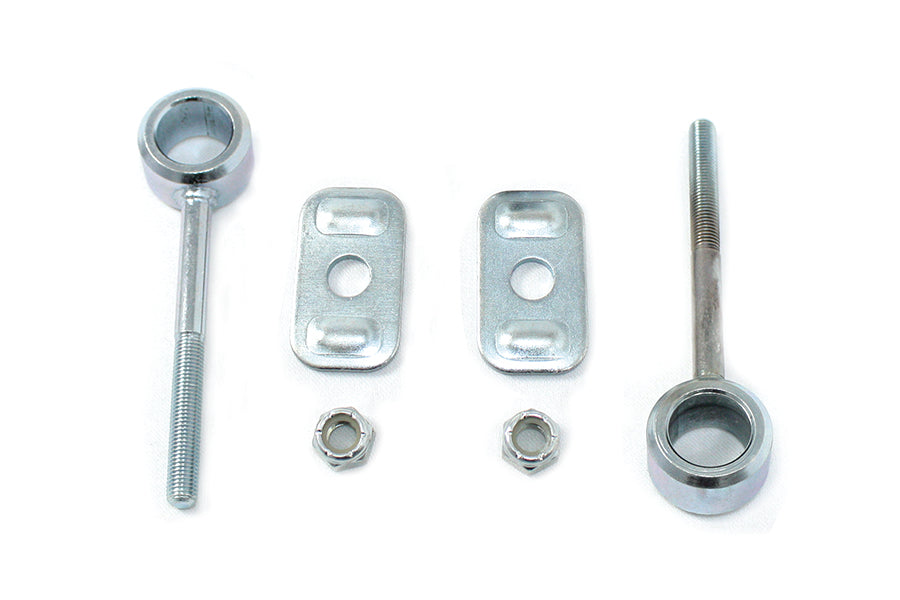 HARLEY Zinc Rear Axle Adjuster Set fits 1984-UP FLT,