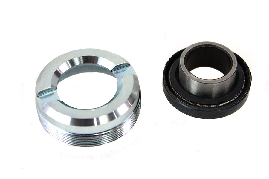 HARLEY Zinc Wheel Hub Bearing Lock Nut Seal Kit fits 1967-1972 FL,  1971-1972 FX,