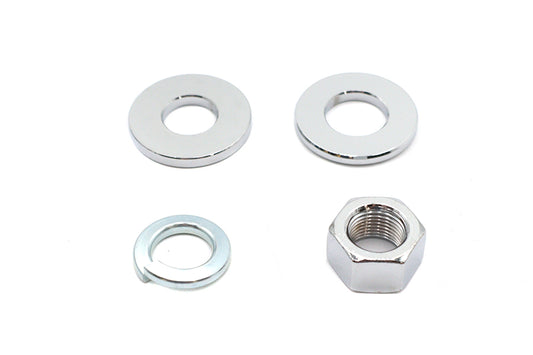 HARLEY Chrom Hinterachs-Mutter-Kit passend für 1973-1984 FX, 1973-1984 FL, 1984-UP FXST, 1986-UP FLST,