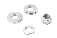 HARLEY Chrom Hinterachs-Mutter-Kit passend für 1973-1984 FX, 1973-1984 FL, 1984-UP FXST, 1986-UP FLST,