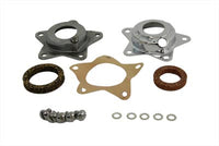 HARLEY Chrom Radnabenlager-Druckplatten-Kit passend für 1936-1940 EL, vorn oder hinten 1941-1966 FL, vorn