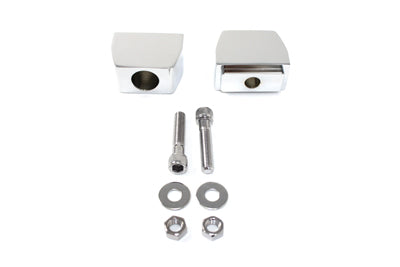 HARLEY Chrom Hinterachs-Einstellblock-Set Passend für 1991-2005 FXD, hinten