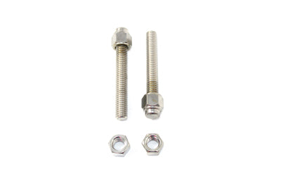 HARLEY Chrom Hinterachsverstellschrauben-Abdeckung Passend für 1987-1992 FXST, 1987-1992 FLST,