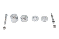 HARLEY Chrom Hinterachsversteller- und Muttern-Kit Passend für 2000-2007 FXST, 2000-2007 FLST,