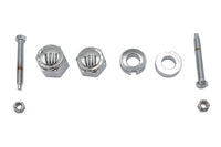 HARLEY Chrom Hinterachsversteller- und Muttern-Kit Passend für 2000-2007 FXST, 2000-2007 FLST,