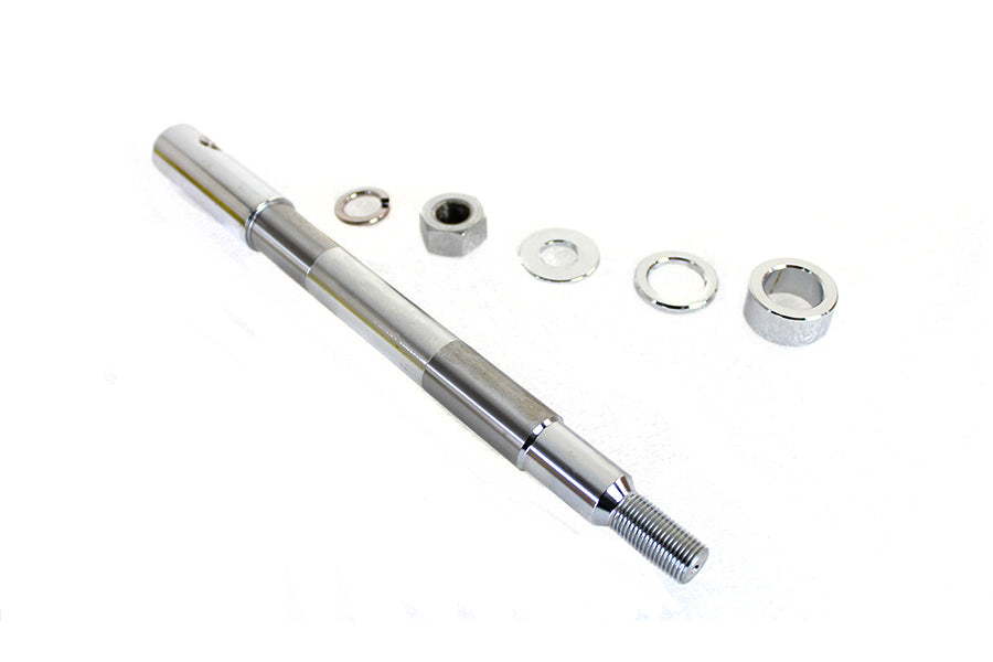 HARLEY Chrom Hinterachs-Einstellkit mit Mutter Passend für 1993-1999 FXST, 1993-1999 FLST,