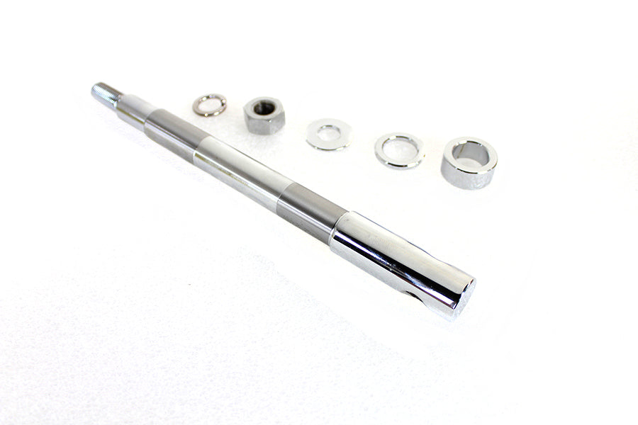 HARLEY Chrom Hinterachs-Einstellkit mit Mutter Passend für 1993-1999 FXST, 1993-1999 FLST,