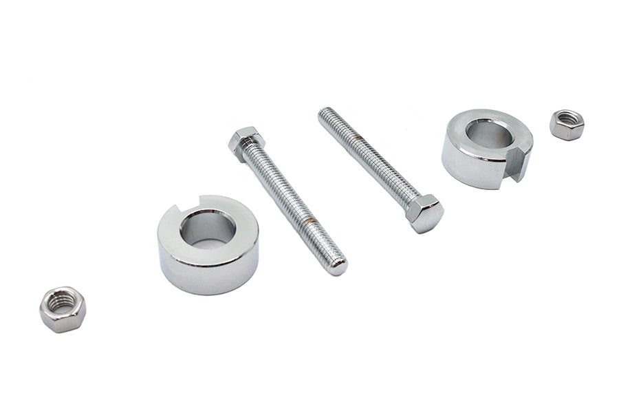 HARLEY Chrom Hinterachs-Einstellkit passend für 1993-1999 FXST, 1993-1999 FLST,