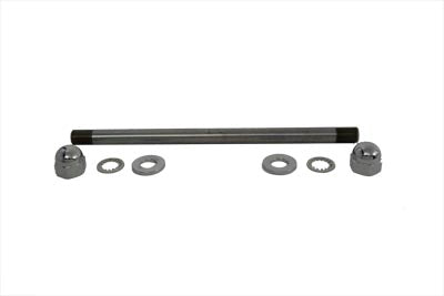 HARLEY Chrom-Hinterachskit, Hutmuttertyp, passend für 1973-1984 FX, Hinterachse 1973-1984 FL, Hinterachse
