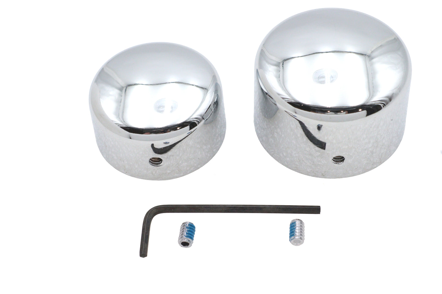 HARLEY Chrom Hinterachs-Mutterabdeckungs-Set Passend für 2008-UP FXST, 2008-UP FLST,