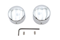 HARLEY Chrom Hinterachs-Mutterkappen-Satz passt 2006-2007 FXD, hinten
