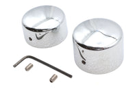 HARLEY Chrom Hinterachs-Mutterkappen-Satz passt 2006-2007 FXD, hinten