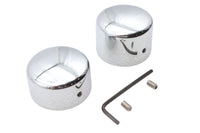 HARLEY Chrom Hinterachs-Mutterkappen-Satz passt 2006-2007 FXD, hinten