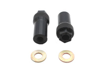 HARLEY Axle Adjuster Set Black Anodized Aluminum Fits XL 1997-UP,   FX 1973-1984,