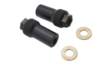 HARLEY Axle Adjuster Set Black Anodized Aluminum Fits XL 1997-UP,   FX 1973-1984,