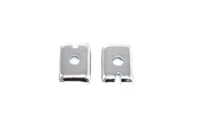 HARLEY Verchromter Hinterachsversteller-Endplattensatz Passend für 1973-1984 FX, 1973-1984 FL, 1979-UP XL,