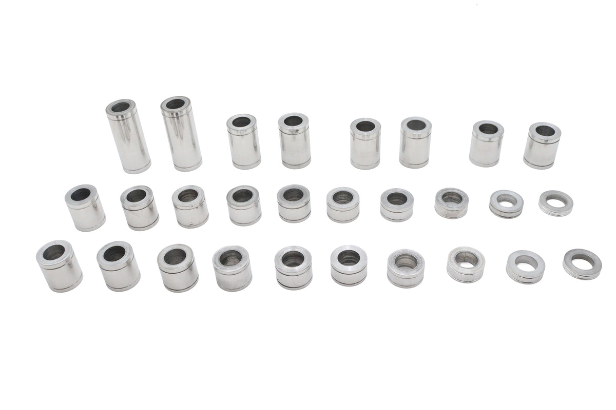 HARLEY Ultima Front or Rear Axle Spacer Kit Fits Custom 0- , Application for 3/4 axles."