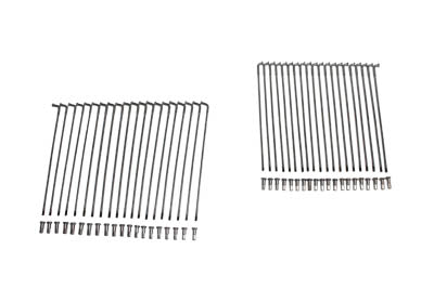 HARLEY Cadmium 19 Zoll Speichen-Satz Passend für 1973-1983 FX, 1973-UP XL, 1984-1994 FXR, 1991-2017 FXD,