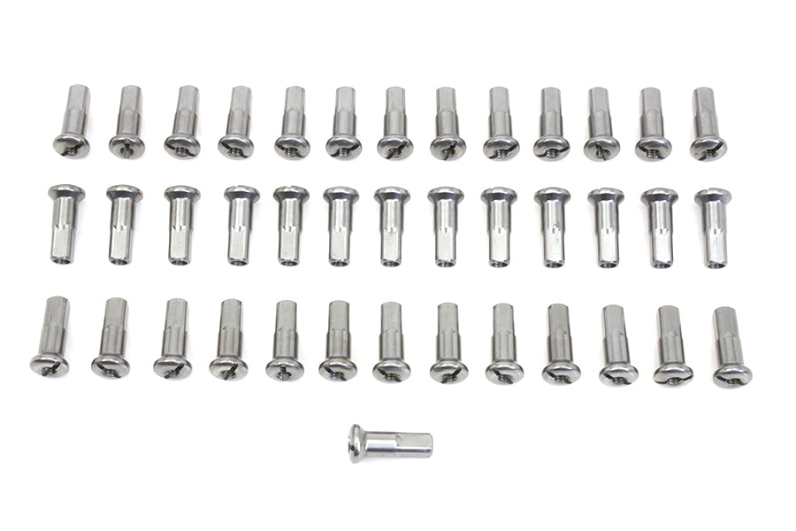 HARLEY Speichennippel-Set, 40-teilig, Kadmium, passend für 1941-1984 FL,