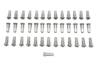 HARLEY Speichennippel-Set, 40-teilig, Kadmium, passend für 1941-1984 FL,
