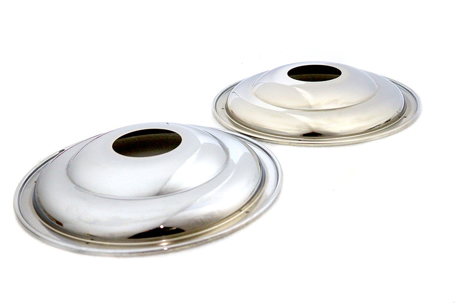 HARLEY 16 inch Rear Wheel Cover Set Chrome fits 1973-1984 FL,  1973-1984 FX,