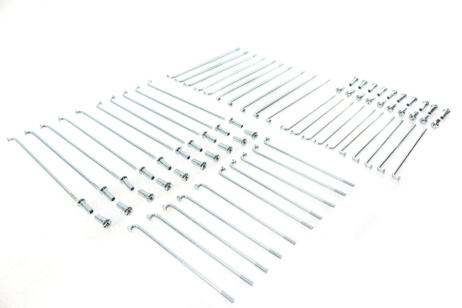 HARLEY 16 Zoll Speichen-Set Zicad plattiert Passend für 1940-1952 WL,