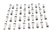 HARLEY Speichennippel-Set, 40-teilig, Chrom, für 0- vorne oder hinten,