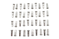 HARLEY 40-teiliges Speichennippel-Set Chrom, für 0- Vorderrad oder Hinterrad