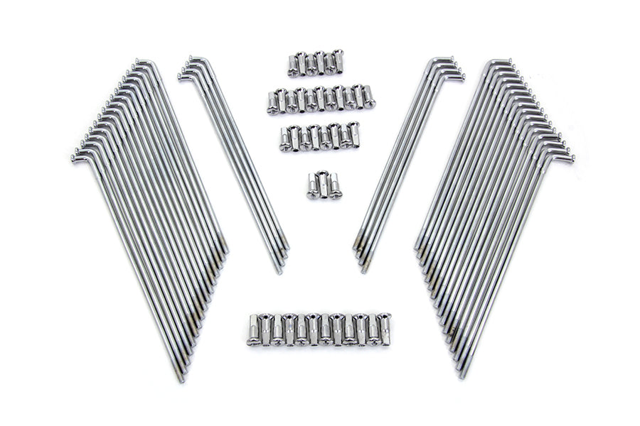 HARLEY Chrom 19 Zoll Speichenfelgensatz Passend 0-  Vorne,