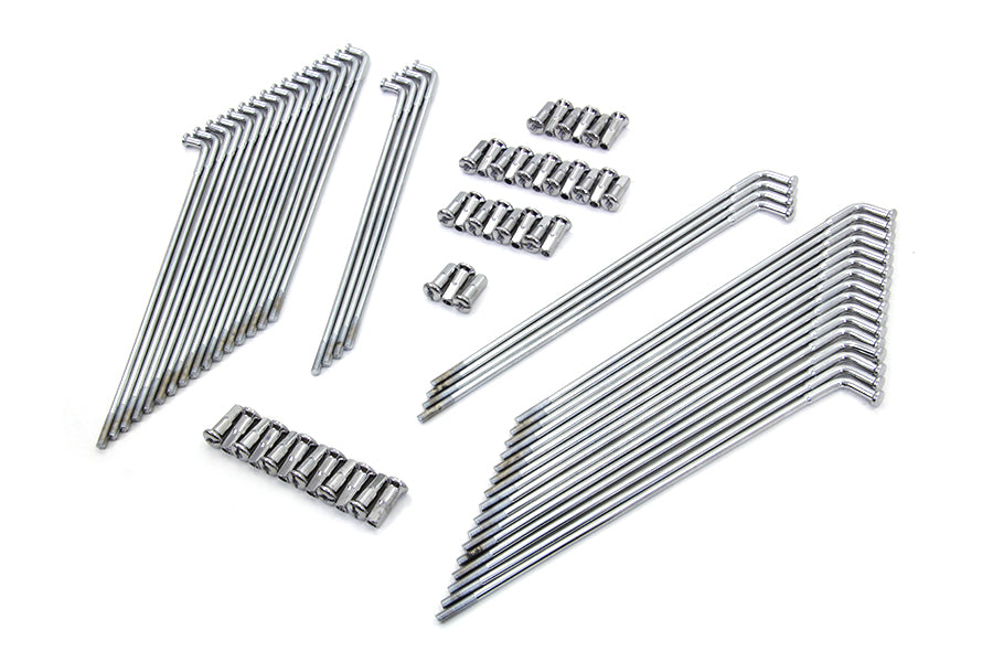 HARLEY Chrom 19 Zoll Speichenfelgensatz Passend 0-  Vorne,