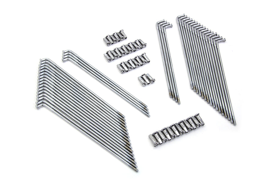 HARLEY Chrom 19 Zoll Speichenfelgensatz Passend 0-  Vorne,