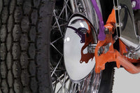 HARLEY Chrom Radkappe hinten 9 Zoll Passend für 1936-1940 EL, 1941-1957 FL, 1937-1948 UL,