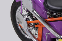 HARLEY Chrom Radkappe hinten 9 Zoll Passend für 1936-1940 EL, 1941-1957 FL, 1937-1948 UL,