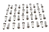 HARLEY Speichennippel-Set, 40-teilig, Edelstahl, passend für 0- Vorderrad oder Hinterrad,