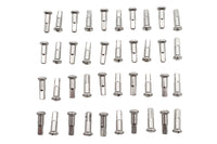 HARLEY Speichennippel-Set, 40-teilig, Edelstahl, passend für 0- Vorderrad oder Hinterrad,