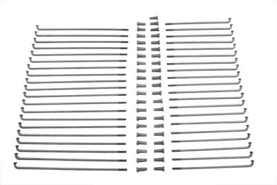 HARLEY Speichensatz aus Edelstahl 18 Zoll Passend für 1938-1952 WL,